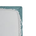 thumbnail image 3 of Ambesonne Retro Fitted Sheet, Music Guitar Wings Blue, Twin Size, Dark Blue, 3 of 3