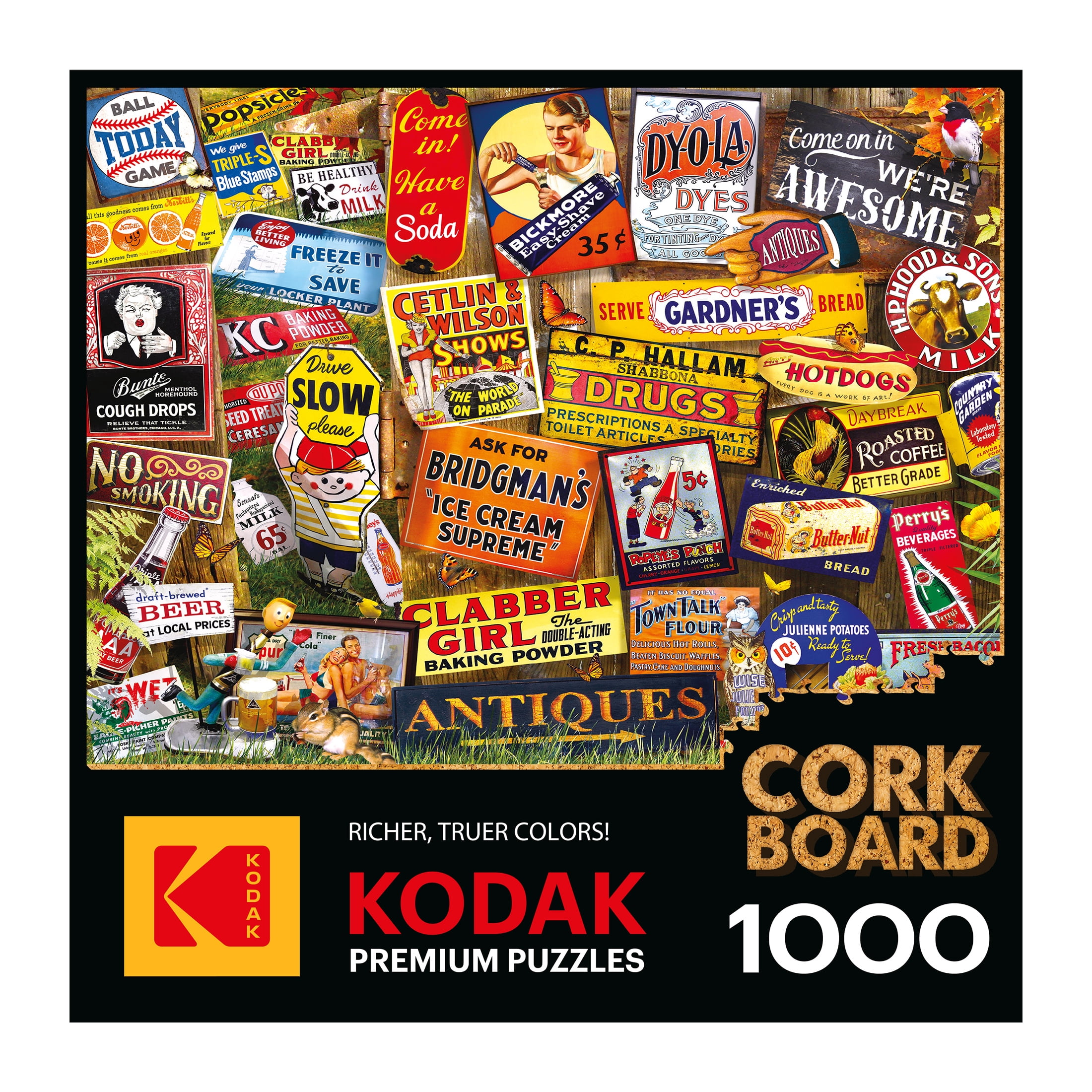 RoseArt - Kodak Cork 1000 pièces - Signes antiques- Puzzle à emboîter pour adultes