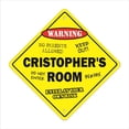 thumbnail image 1 of SignMission X-14-Cristophers Room 14 x 14 in. Crossing Zone Xing Room Sign - Cristophers, 1 of 1