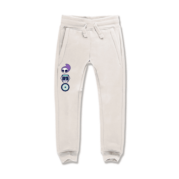 Jordan Craig Kids' Plush Jogger Sweatpants Cream 8447k-cream