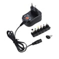 thumbnail image 2 of Adaptador De Corriente CA CC Universal De 12 W Fuente De Alimentación De Enchufe Múltiple 6 En 1 Con 6 Puntas CC Para Luces De Pantalla LED Mini Enrutadores De TV, 2 of 7