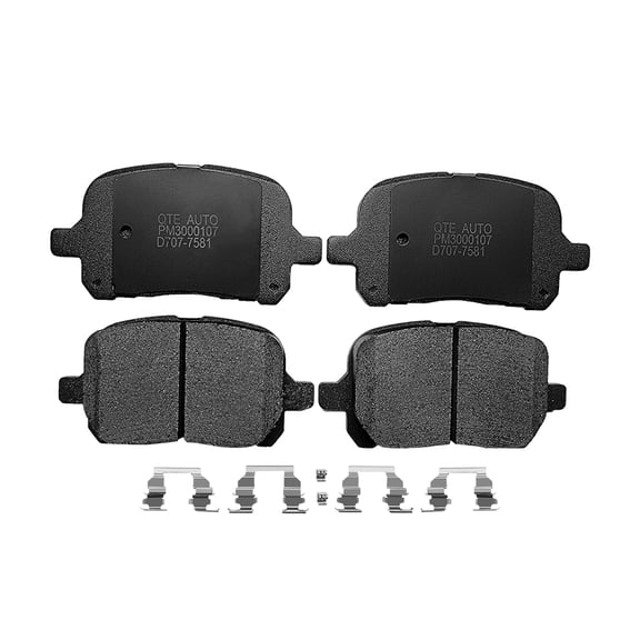Front Brake Pads For 1997-2001 Toyota Camry, 1998-2004 Toyota Avalon, 1999-2003 Toyota Solara, 1997-2001 Lexus ES300, 1999-2001 Lexus RX300, Set of 4 Ceramic Brakes Pads