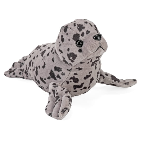 Wild Republic Wild Calls Harbor Seal, Authentic Animal Sound, Stuffed Animal, 8 Inches, Gift for Kids, Plush Toy, Fill is Spun Recycled Water Bottles
