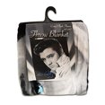 thumbnail image 1 of Foto de la manta de lanzamiento de Elvis "en blanco y negro" Midsouth Products Decoración Hogar, 1 of 2