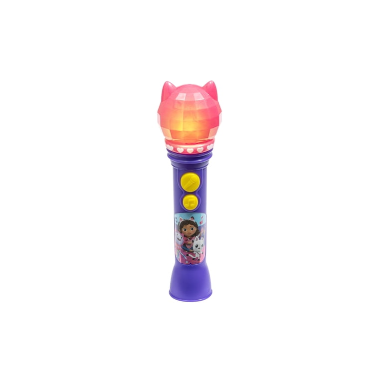 eKids Gabby's Dollhouse Toy Microphone, Purple photo 1