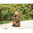 thumbnail image 2 of Beaver Holds Welcome Sign Statue, 2 of 3