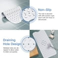thumbnail image 4 of Bathtub mat, shower mat, bathtub liner, anti-slip mat, 100 x 40 cm, non-slip, machine washable, 4 of 8