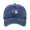R Navy, variant on Womens Washed Baseball Cap Heart Dog Paw Print Sun Hat Outdoor Visor Cap Black