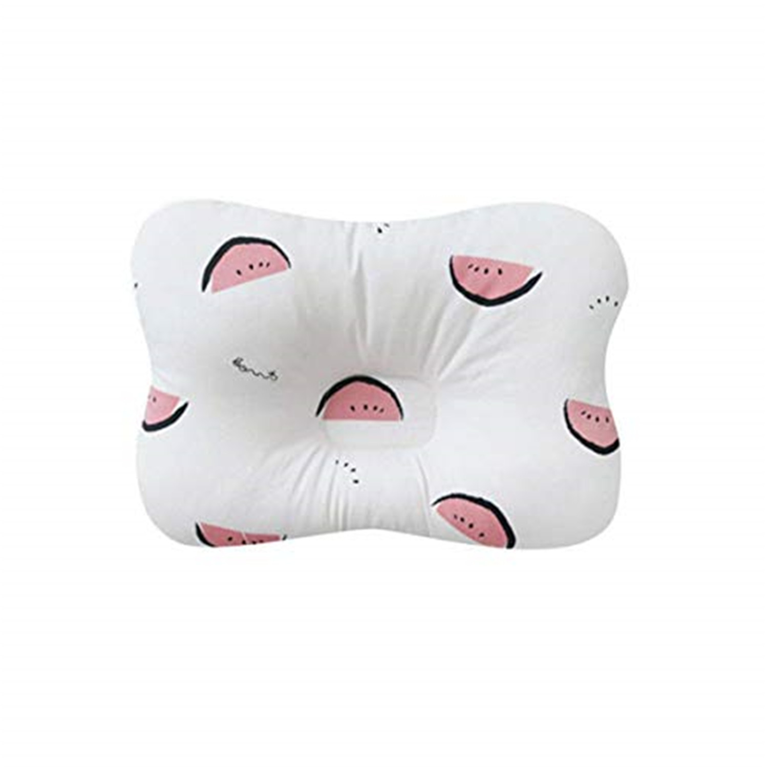 Head Shaping Pillow for Infants Soft Head Support Pillow for 0-1 Year Old，Pink vocheer Anti Flat Head Baby Pillow 