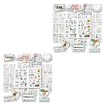 thumbnail image 3 of Transemion 5pack/lot Wedding Stickers Kits With Unique Designs For Scrapbooking 2Set, 3 of 6
