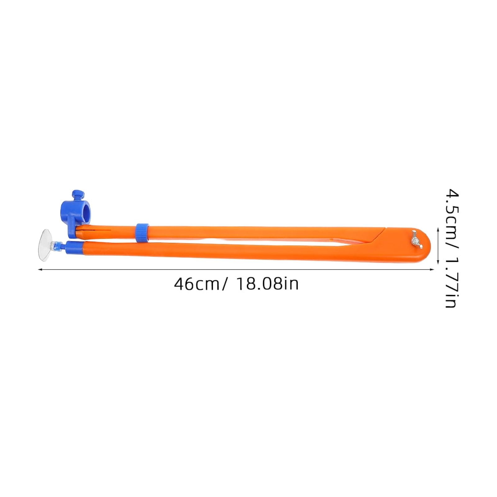BEADCEST Versatile Orange Compasses for Drawing Circles and Math Teaching Use