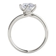 thumbnail image 4 of Mauli Jewels Red Diamond Engagement Ring For Women 1.0 Carat Round Natural Red Diamond Solitaire Ring For Womens In 14K Solid Rose White Yellow Gold, 4 of 5