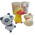 thumbnail image 2 of Animales de goma que saltan con ojos saltones, muñecos que saltan con ojos saltones, juguete de descompresión divertido para aliviar el estrés, para niños y adultos (pato amarillo), 2 of 2