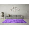 thumbnail image 3 of Ahgly Company Indoor Rectangle Oriental Purple Industrial Area Rugs, 2' x 5', 3 of 4