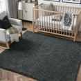 thumbnail image 5 of BERTHMEER 8'x10' Shag Area Rugs for Living Room Bedroom Dinning Room Plush Pile Soft Fluffy Modern Contemporary Indoor Carpets Washable Rugs, Gray, 5 of 5