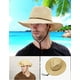 thumbnail image 2 of Sombrero de paja vaquero/vaquera estilo western para hombres y mujeres, 2 of 5