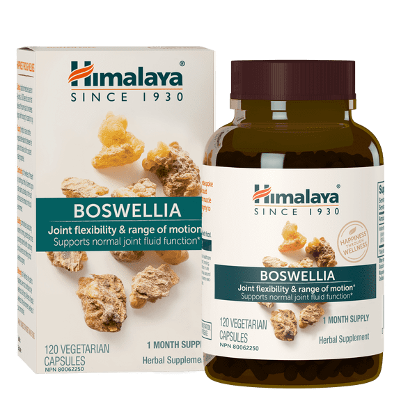 Himalaya Boswellia, Joint Support for Mobility and Flexibility, 120 Capsules, 1 Month Supply