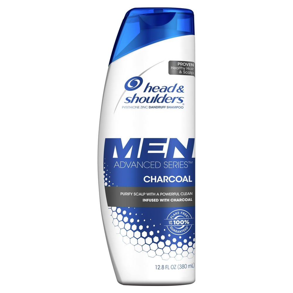 Head and Shoulders Men Advanced Charcoal Shampoo to Deep Clean & Detox