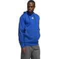 thumbnail image 2 of FQ0159 Adidas Men's Team Training Pullover Hoodie Team Royal Blue/White XL, 2 of 3