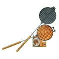 thumbnail image 1 of Rome 1028 Chuck Wagon Waffle Iron, Cast Iron, 6-3/4" Cooking Head, 1 of 3