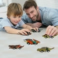 thumbnail image 5 of DINOBROS Dinosaur Toy Pull Back Cars, 6 Pack Dino Toys for 3 Year Old Boys and Toddlers, Boy Toys Age 3,4,5 and up, Dinosaur Vehicles Games with T-Rex, 5 of 8