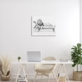 thumbnail image 3 of Stupell Industries Art Deco Lounging Beast Lion Canvas Art, 20 x 16, by Victoria Barnes, 3 of 8