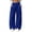 Blue, variant on Womens Cargo Pants Women Tall Straight Cigarette Low 7/12th - Raw Hem Office Wine S