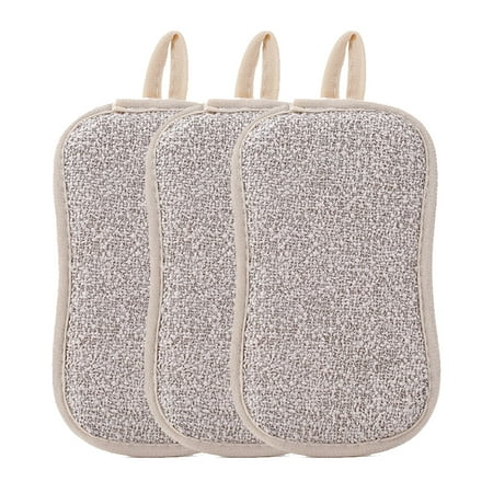 

Yubnlvae Cleaning Brush Rags Grease Dish Sponge Wiping Cloth Cleaning Towel Absorbent 2Sided Kitchen Cleaning Supplies D
