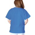 thumbnail image 4 of Hauts d'Été pour Femmes 2023 Hauts à Manches Courtes Col en V Uniforme de Travail Infirmier T-shirts, 4 of 6