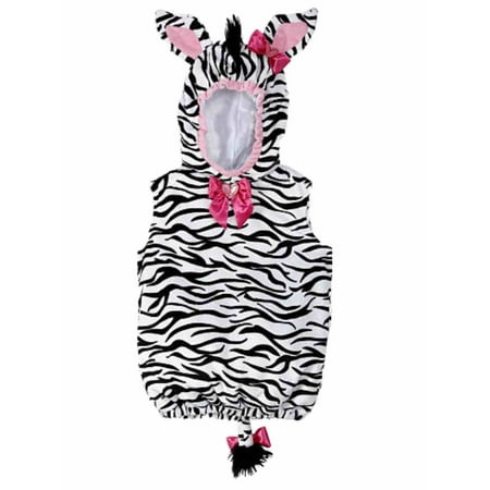 Koala Kids Infant Girl Plush Black White Stripe Baby Zebra Costume Hoodie