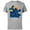 Athletic Heather, variant on Studios X-Men ’97 Beast Logo Action Panels- Short Sleeve Cotton T-Shirt for Adults - Customized-Black