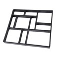 thumbnail image 1 of Piedra , adoquín, fundición de piedra, herramientas de bricolaje, fácil de usar, fundición de hormigón delicada para jardín, patio trasero 45cmx40cmx4cm, 1 of 8