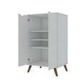 thumbnail image 3 of Manhattan Comfort Hampton 4-Shelf Solid Wood Shoe Closet in White, 3 of 5