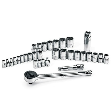 UPC: 0028907053257 | Powerbuilt 33 Piece Socket Set – 640071
