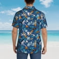 thumbnail image 6 of Xecao Hawaiian Style print Hawaiian shirt - a stylish short-sleeve button-down for men, perfect for casual beach and tropical outings., 6 of 9