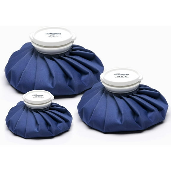 Ice Packs for Injuries Reusable, Ice Cold Pack, Ice Bags Hot Water Bag for Hot & Cold Therapy & Pain Relief, 3 Sizes (6"/9"/11"), Ice Bag