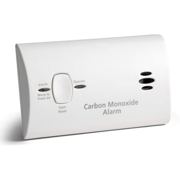 Kidde Carbon Monoxide Detector, Battery Powered with LED Lights