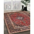 thumbnail image 3 of Ahgly Company Machine Washable Indoor Rectangle Traditional Saffron Red Area Rugs, 2' x 4', 3 of 7
