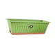 thumbnail image 2 of Macetero rectangular para ventana con flores y verduras, 20 x 7,4 x 6,3 pulgadas Verde, 2 of 9
