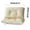 Beige, variant on Bed Pillows Comfortable Memory Foam Non-collapsing Pillow Core Soft Breathable Cotton Pillows,Multifunction Washable Ergonomic Neck Support Pillow for Bedroom Livingroom