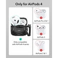 thumbnail image 2 of Funda para AirPods 4 ESR HaloLock a prueba de caídas con MagSafe Black, 2 of 9