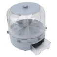 thumbnail image 1 of Rotating Rice Dispenser, 13.2Lbs 6 Grid Airtight Grain Dispenser Storage Container with Lid, One Click Output Household Dry Food Dispenser for Kitchen, Small Grain, Cereal, Beans, 1 of 8
