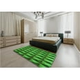 thumbnail image 4 of Ahgly Company Indoor Rectangle Patterned Deep Emerald Green Area Rugs, 2' x 4', 4 of 6