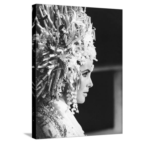 Art.com Boom!, Elizabeth Taylor, 1968 Stretched Canvas Print Wall Art, 18" x 24"