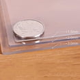 thumbnail image 3 of Indoor Outdoor Heavy Duty Premium Clear Transparent Round Fitted PVC Tablecloth, Round Waterproof Table Cover,Wipeable,Clear Plastic Tablecloth Protector (1.5mm,Dia.17in/43cm), 3 of 8