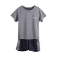thumbnail image 2 of CAZOFW Boys Athletic Sets,Mesh,Breathable,Quick-Drying Tee Top and Basketball Shorts Set,2 Piece,Size 10-11 Years, 2 of 9