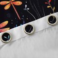 thumbnail image 4 of jejeloiu Colorful Dragonfly Black Out Curtains,Kawaii Flower Floral Curtains Pack of 2 (42x63 Each) For Girls Kids, 4 of 6