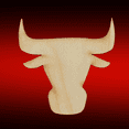 thumbnail image 2 of 24 Unfinished Wood Bull Cutouts: Bring the Wild Home with These Rustic Blanks, 2 of 3