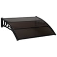 thumbnail image 1 of Inlife Door Canopy Black 47.2"x39.4" PC, 1 of 6