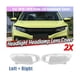 thumbnail image 2 of Cubierta de lente de faro derecho para faros LED 2016 2017 2018 2019, pantalla de lámpara de faro, cubierta de luz automotriz, 2 of 5